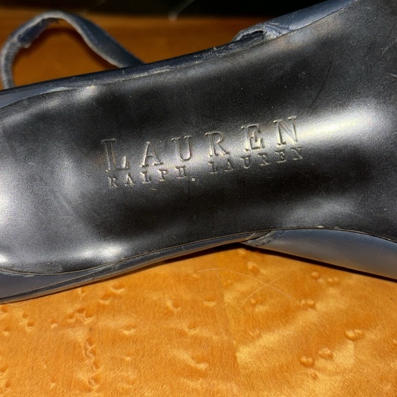 Navy RALPH LAUREN pumps size 8 - Picture 3 of 6